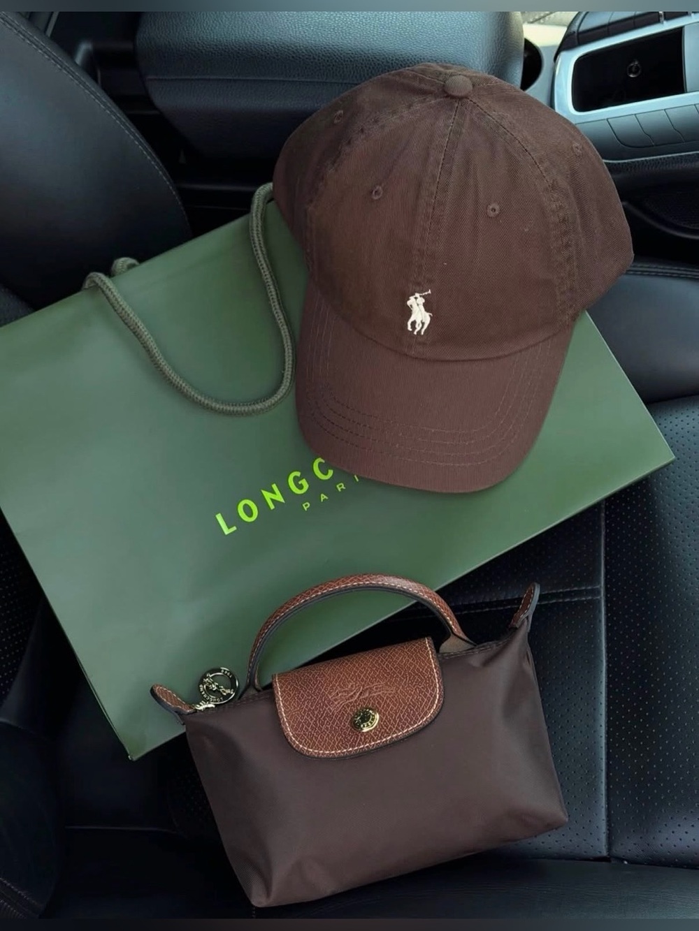 NWT Mini Longchamp brown